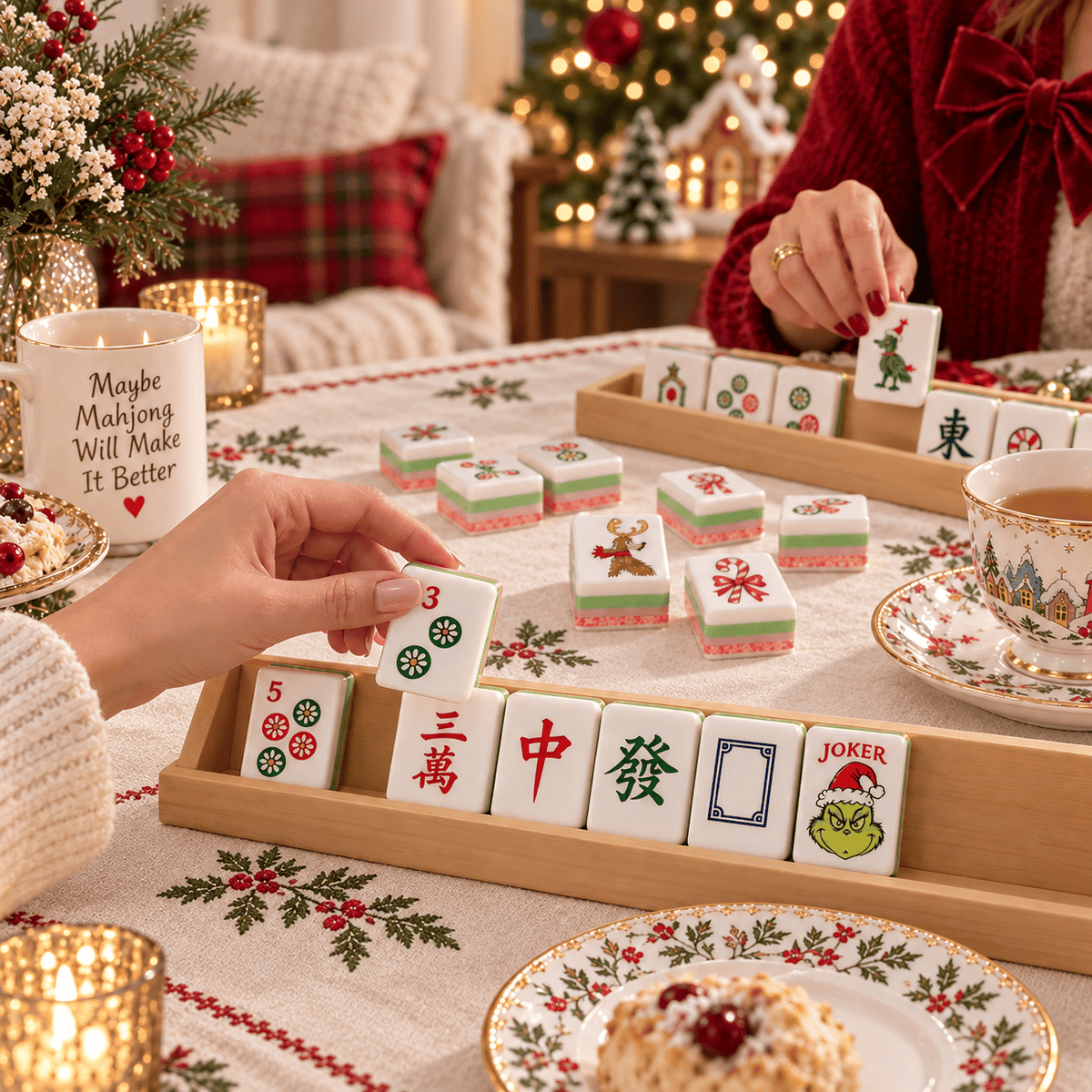 Premium TGR Mahjong Tiles Set TNSM