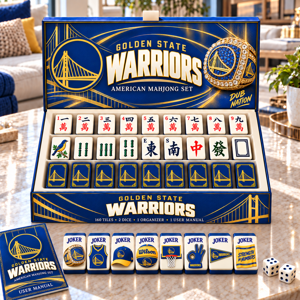 Premium GSW Mahjong Tiles Set TTMH