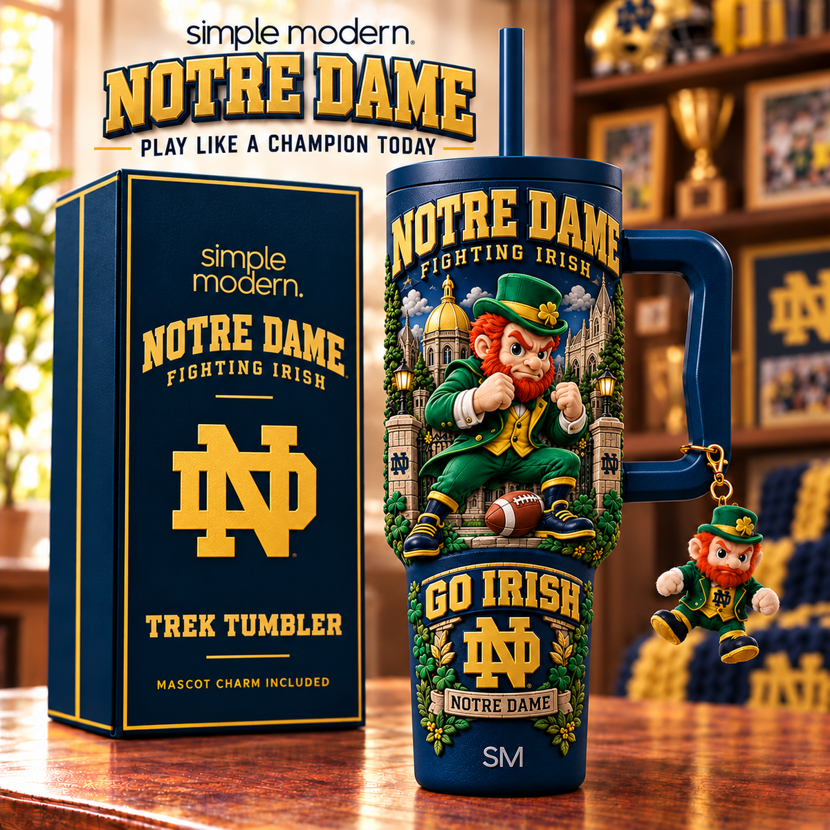 NDFI 40oz Tumbler With Handle TMH