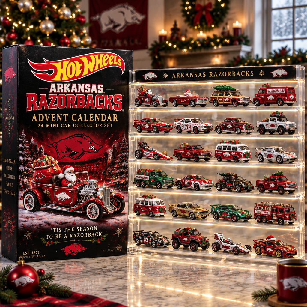 Arkansas Razorbacks Premium Mini Car Advent Calendar