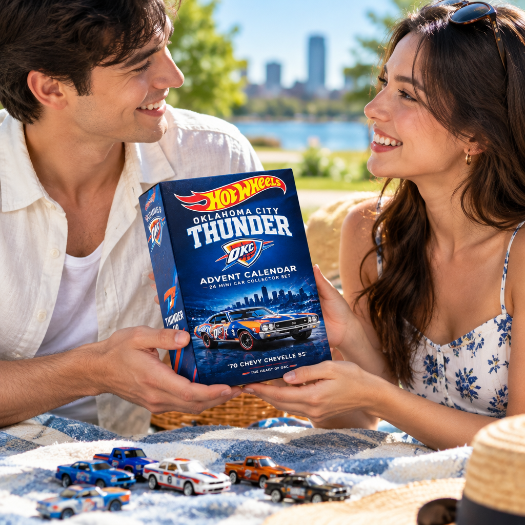 Oklahoma City Thunder Premium Mini Car Advent Calendar
